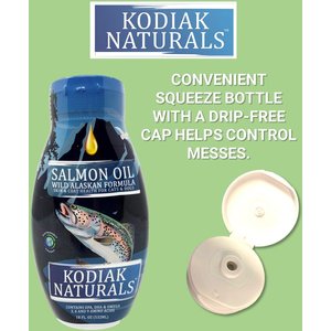 Kodiak Naturals Salmon Oil Dog & Cat Supplement, 32-fl oz bottle