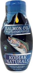 Kodiak Naturals Salmon Oil Dog & Cat Supplement, 8-fl oz bottle slide 1 of 8