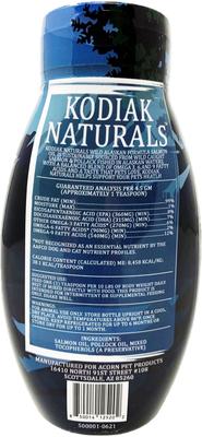 Show full view: Kodiak Naturals Salmon Oil Dog & Cat Supplement, 8-fl oz bottle slide 3 of 11