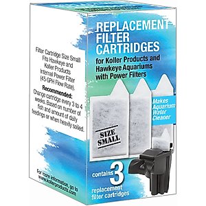 Aqueon EcoRenew Replacement Filter Cartridges, 3 count