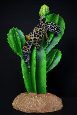 Show full view: Komodo Cactus Flower Reptile Ornament, Green slide 7 of 8