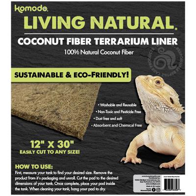 Show full view: Komodo Coir Fiber Pad Reptile Terranium Bedding, Brown, 20-gal slide 3 of 5