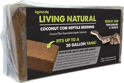 Komodo Coir Peat Brick Single Reptile Bedding, Brown, 20-gal