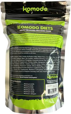 Show full view: Komodo Diets Adult Bearded Dragon Food, 14-oz bag slide 2 of 3