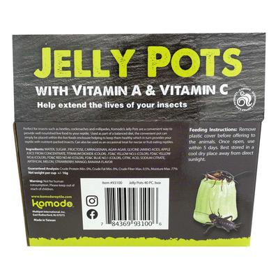 Show full view: Komodo Jelly Pots Reptile Food, 40 count slide 3 of 6