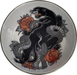 Komodo Panther Stainless Steel Reptile Bowl, 3-cup