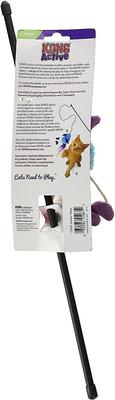 Show full view: KONG Active Feather Teaser Cat Toy, Color Varies slide 5 of 11