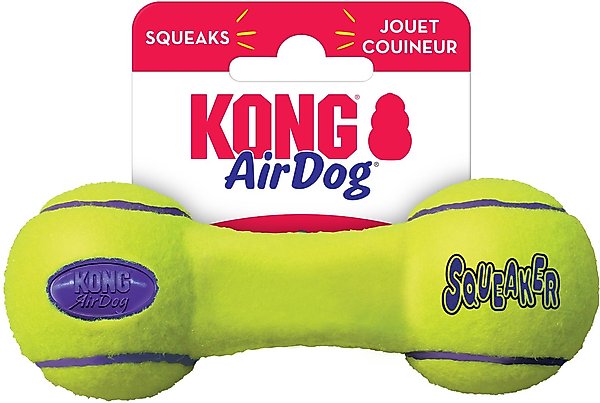 Show full view: KONG AirDog Dumbbell Dog Toy, Medium slide 1 of 6