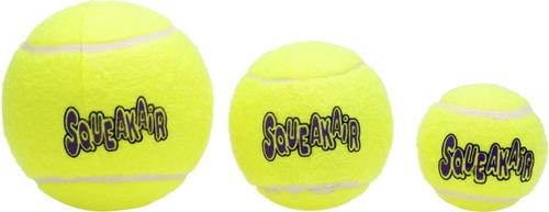Show full view: KONG AirDog Squeakair Ball Dog Toy, X-Large, bundle of 2 slide 2 of 3