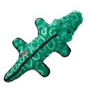 KONG Ballistic Alligator Squeaky Dog Plush Toy, Green, Medium/Large