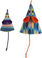 KONG Bat-A-Bout Vibez Mouse Cat Toy, Multicolor, 2 count