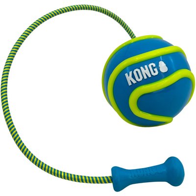 KONG KONG Bunji High-Viz Ball Dog Toy, Assorted, Large