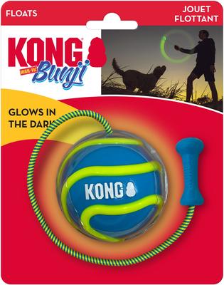 Show full view: KONG Bunji High-Viz Ball Dog Toy, Assorted, Medium slide 3 of 5
