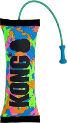 KONG Bunji High-Viz Bumper Squeaky Flying Discs Dog Toy, Assorted, Medium