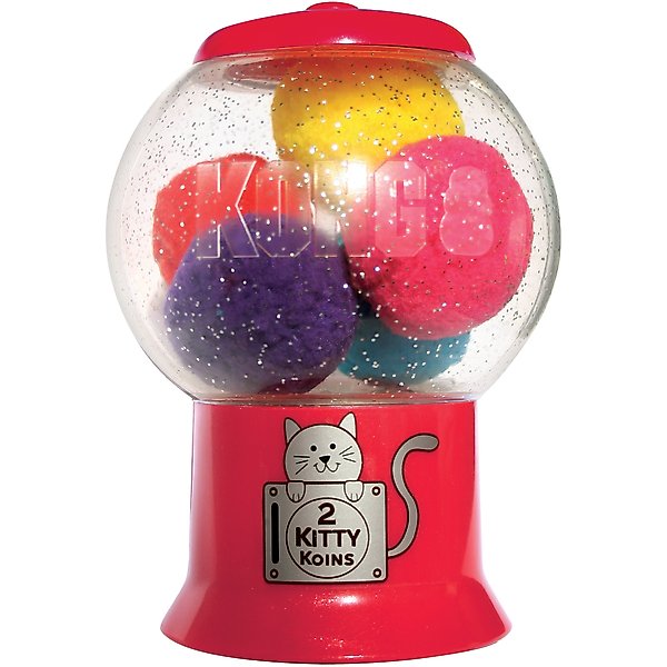 KONG Cat Occasions Birthday Teddy Plush Cat Toy with Catnip