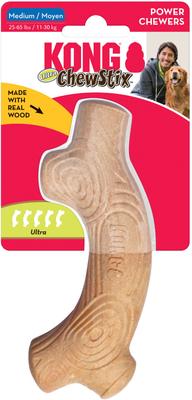 Show full view: KONG ChewStix Ultra Stick Dog Chew Toy, Brown, Medium slide 2 of 4
