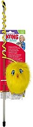 KONG Chirpz Chick Cat Teasers Wands Toy with Catnip, Yellow slide 2 of 4
