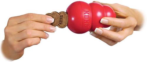Show full view: KONG Classic Dog Toy, Large + KONG Stuff'N Peanut Butter Snacks Large Dog Treats, 11-oz slide 8 of 9