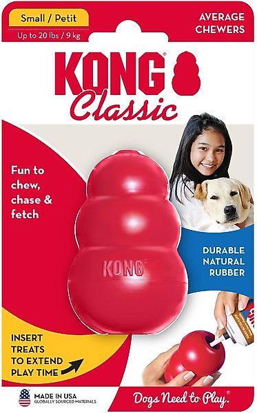 Show full view: KONG Classic Dog Toy, Small slide 7 of 10