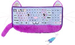 KONG Comfort Key Play Mat Plush Cat Toy with Catnip, Purple