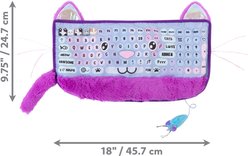 KONG Comfort Key Play Mat Plush Cat Toy with Catnip, Purple slide 2 of 7