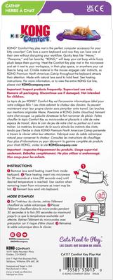 Show full view: KONG Comfort Key Play Mat Plush Cat Toy with Catnip, Purple slide 5 of 8