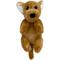 Show in main carousel: KONG Comfort Pups Peanut Tough Squeaky Dog Plush Toy, Tan, Small slide 1 of 6