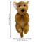 Show in main carousel: KONG Comfort Pups Peanut Tough Squeaky Dog Plush Toy, Tan, Small slide 4 of 6