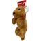 Show in main carousel: KONG Comfort Pups Peanut Tough Squeaky Dog Plush Toy, Tan, Small slide 5 of 6