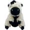 Show in main carousel: KONG Comfort Tykes Cow Tough Squeaky Dog Plush Toy, Black/White, Small slide 1 of 7