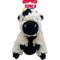 Show in main carousel: KONG Comfort Tykes Cow Tough Squeaky Dog Plush Toy, Black/White, Small slide 4 of 7
