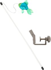 KONG Connects Angler Door Teaser Cat Toy with Catnip, Champagne slide 2 of 4