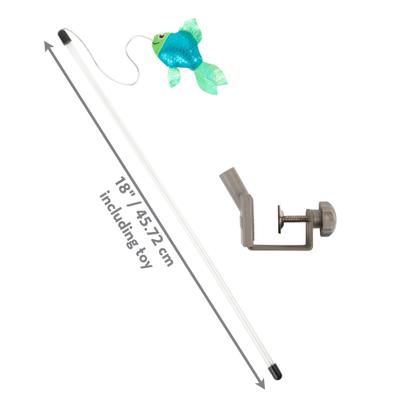 Show full view: KONG Connects Angler Door Teaser Cat Toy with Catnip, Champagne slide 2 of 5