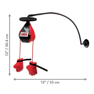 Show full view: KONG Connects Window Boxing Cat Teasers Wands Toy with Catnip, Red slide 3 of 6