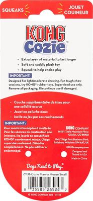 Show full view: KONG Cozie Marvin the Moose Plush Dog Toy, Small slide 7 of 10