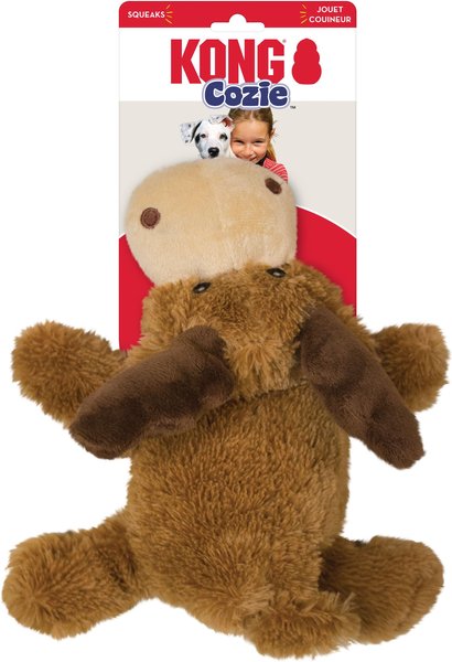 KONG Cozie Marvin the Moose Plush Dog Toy