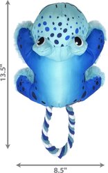 KONG Cozie Tuggz Frog Dog Toy, Medium/Large slide 2 of 4