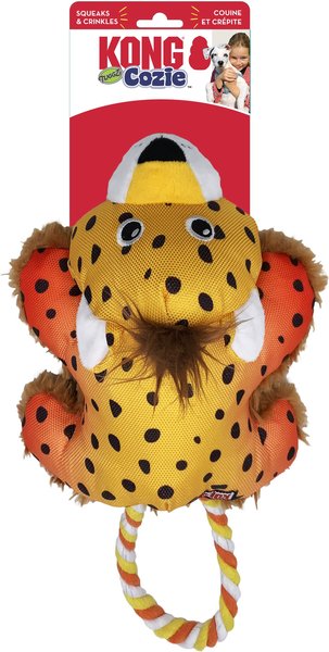 KONG Cozie Tuggz Lion Dog Toy