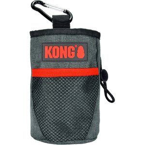 KONG Dog Treat Bag, Red & Black, Small