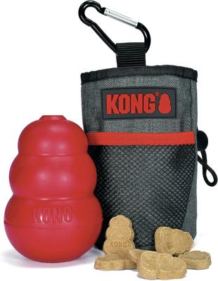 Show full view: KONG Dog Treat Bag, Red & Black, Small slide 3 of 6