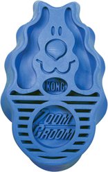 KONG Dog ZoomGroom Multi-Use Brush, Boysenberry, Small/Puppy 
