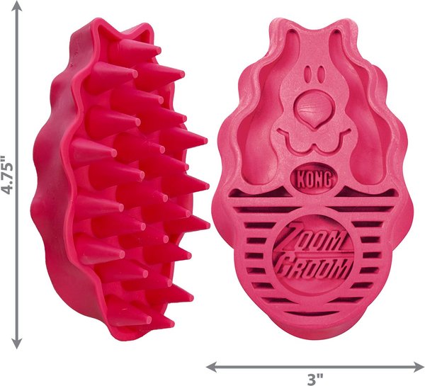 KONG Dog ZoomGroom Multi-Use Brush