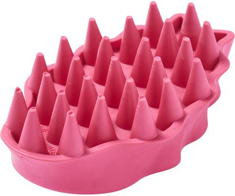 Show full view: KONG Dog ZoomGroom Multi-Use Brush, Raspberry slide 3 of 8