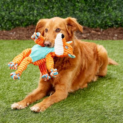 Show full view: KONG Floppy Knots Dog Toy, Fox, Medium/Large slide 3 of 10