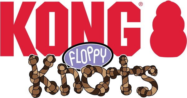 Show full view: KONG Floppy Knots Dog Toy, Fox, Medium/Large slide 6 of 9