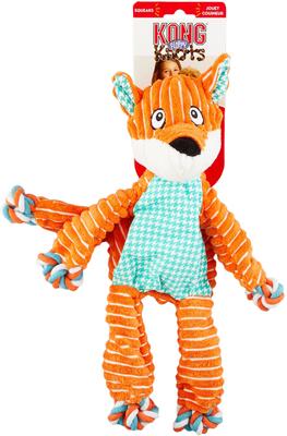 Show full view: KONG Floppy Knots Fox + Bunny Dog Toy slide 2 of 10