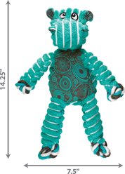 KONG Floppy Knots Hippo Dog Toy, Medium/Large slide 2 of 4