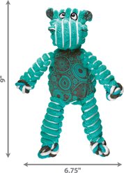 KONG Floppy Knots Hippo Dog Toy, Small/Medium slide 2 of 4