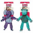 KONG Floppy Knots Hippo + Elephant Dog Toy