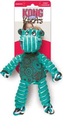 Show full view: KONG Floppy Knots Hippo + Elephant Dog Toy slide 2 of 10